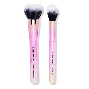 Luna Magic Essential Brush Duo Blending Highlighting Set NEW